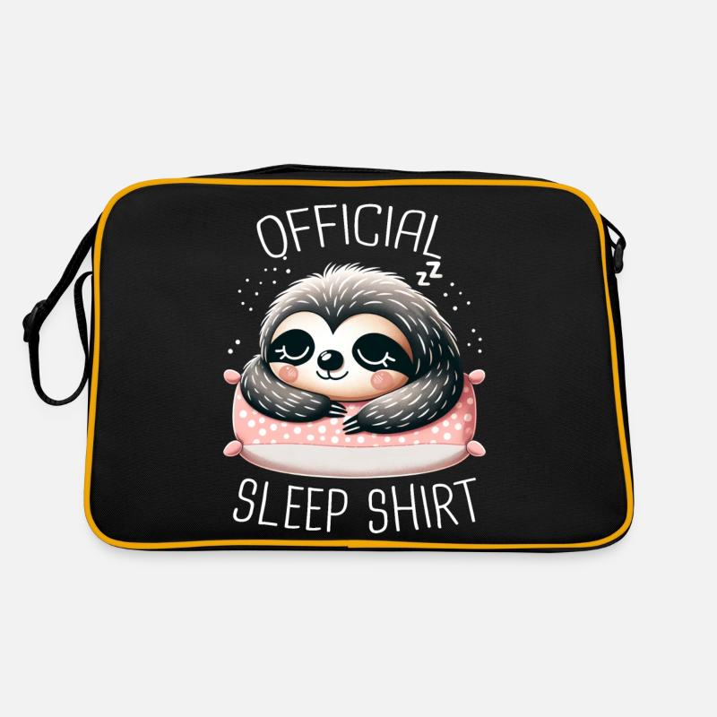 Sloth Sloths Sleep Lazy Retro Bag