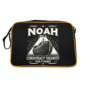 Théoricien du complot théorie du complot - Sac Retro - noir/or - Dos