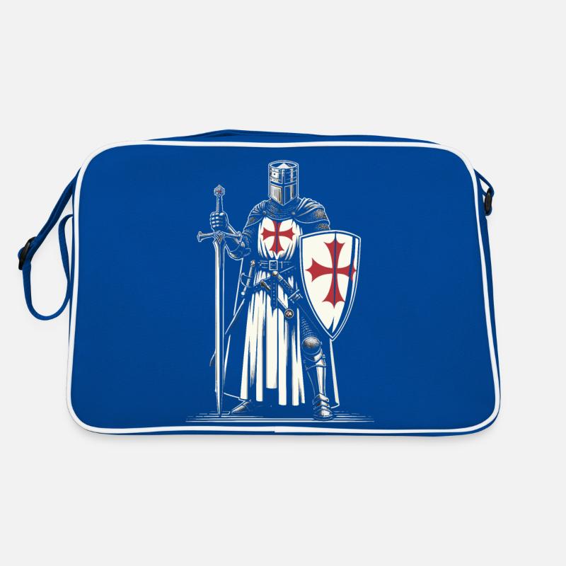 Deus Vult Crusader Knights Templar Middle Ages Retro Bag
