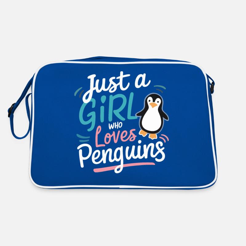 Pinguin Pinguine Tier Retro Tasche