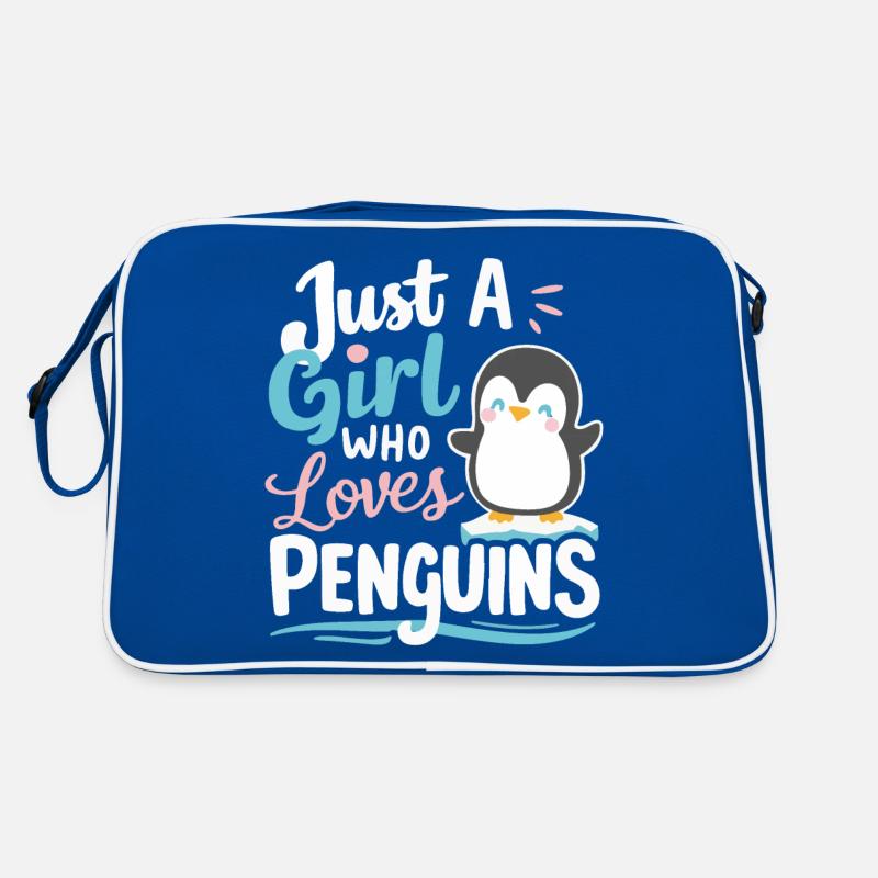 Pinguin Pinguine Tier Retro Tasche