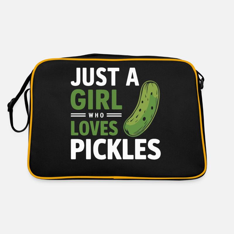Cucumber, Pickle, Pickle, Food Dill Retro Bag
