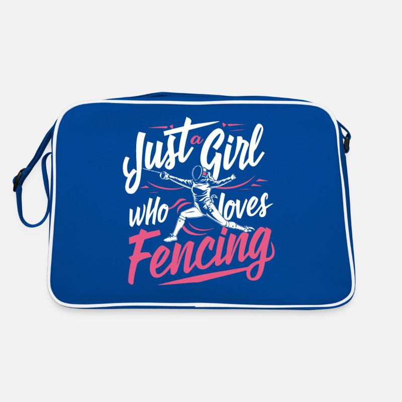 Fechten Fechter Retro Tasche
