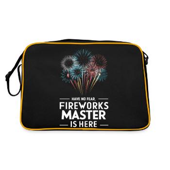 Pyrotechnician Fireworks Pyrotechnics - Retro Bag - black/gold - Back