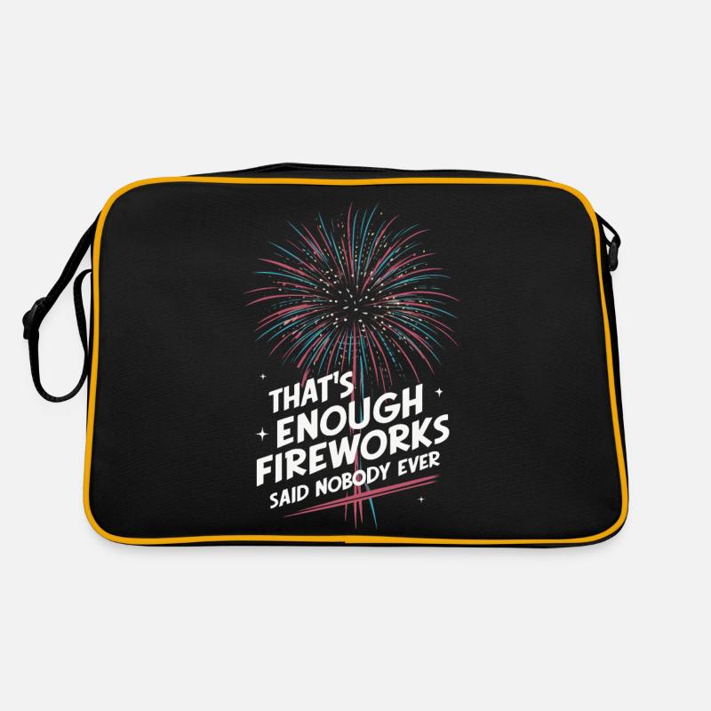 Pyrotechnician Fireworks Pyrotechnics Retro Bag