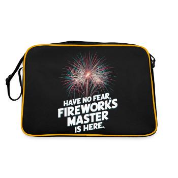 Pyrotechnician Fireworks Pyrotechnics - Retro Bag - black/gold - Back