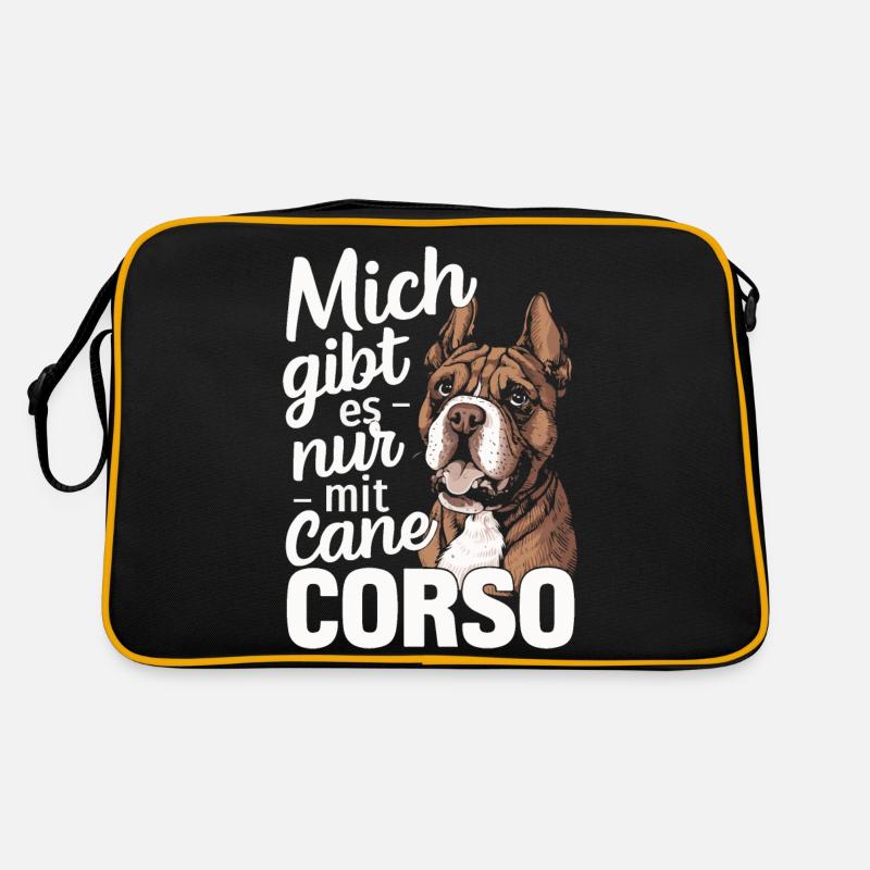 Hunde Cane Corso Italiano Hund Retro Tasche
