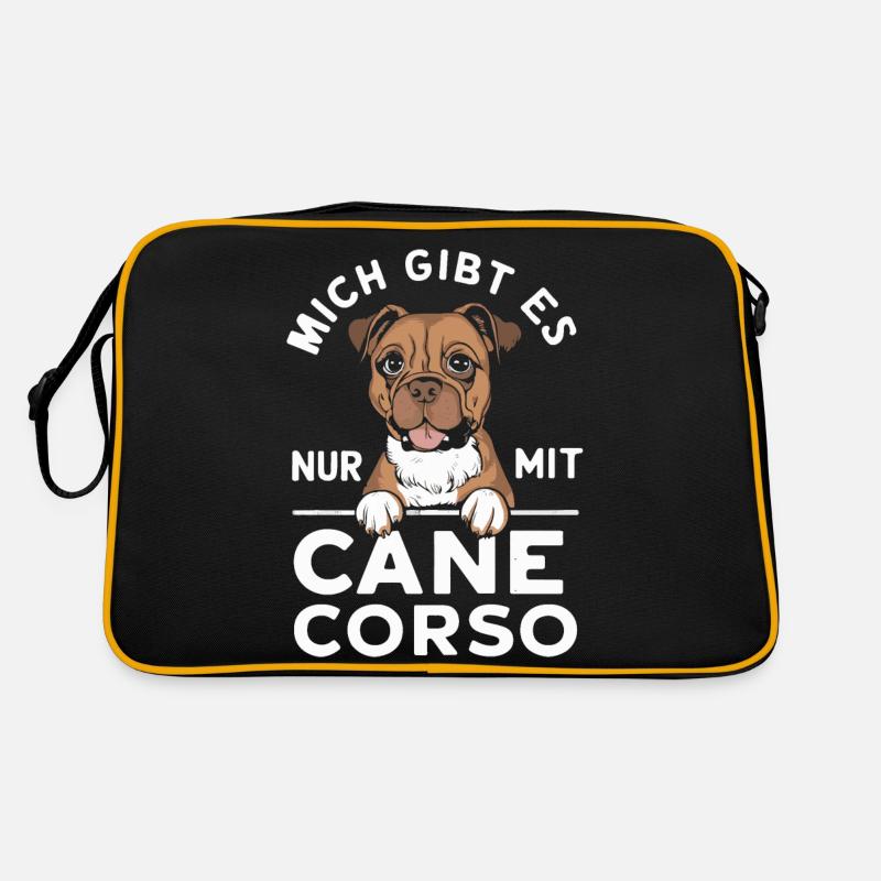 Hunde Cane Corso Italiano Hund Retro Tasche