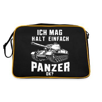 Chars Chars de combat principaux Chars de char Chars Pilotes de chars - Sac Retro - noir/or - Dos