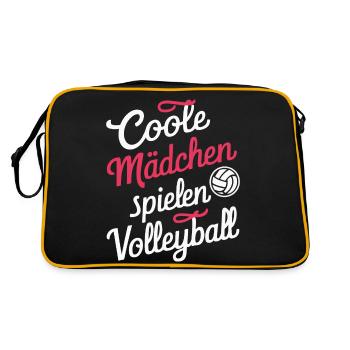 Volley-ball Volley-ball de plage Joueurs de volley-ball sportifs - Sac Retro - noir/or - Dos