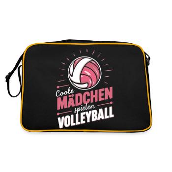 Volley-ball Volley-ball de plage Joueurs de volley-ball sportifs - Sac Retro - noir/or - Dos