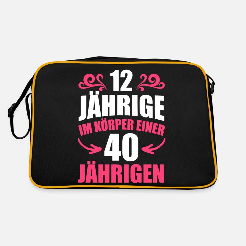 Birthday Present 40 Years Birthday Boy Retro Bag