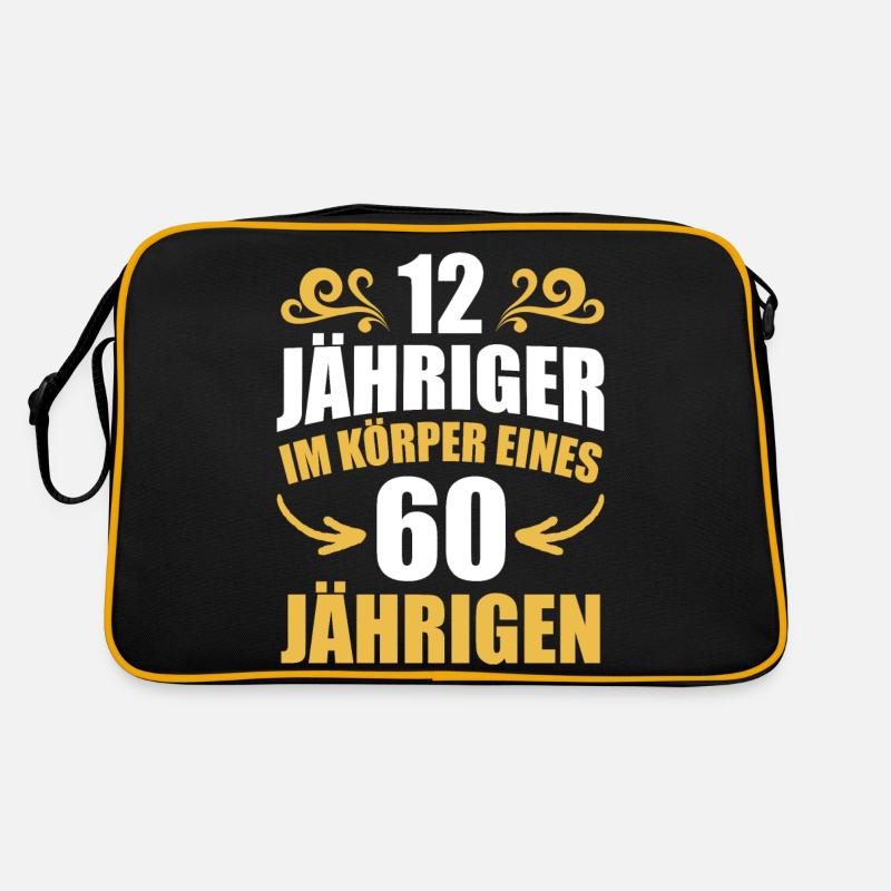 Birthday gift 60 years birthday boy Retro Bag