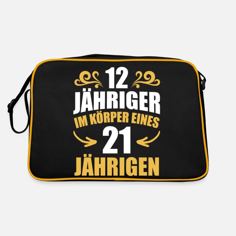 Birthday Gift 21 Years Birthday Boy Retro Bag