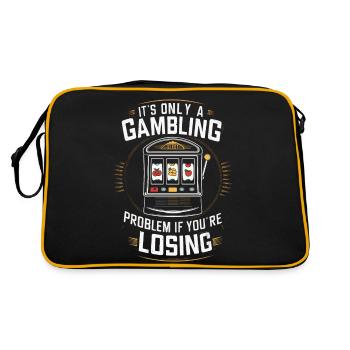 Casino Jeux de hasard Casino Las Vegas Joueurs - Sac Retro - noir/or - Dos