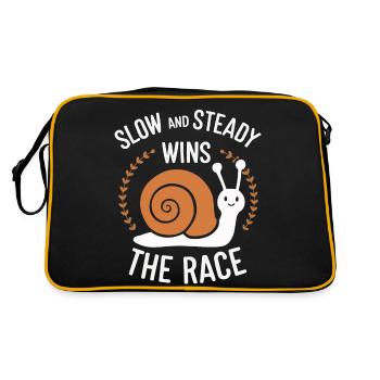 Escargot Escargots Gastropoda Escargots - Sac Retro - noir/or - Dos