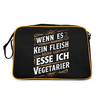 Sarcasme Ironie Dicton sarcastique drôle - Sac Retro - noir/or - Dos