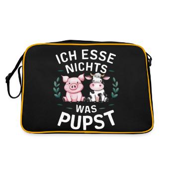 Végétarien Végétalien Bien-être animal Droits des animaux Veggie - Sac Retro - noir/or - Dos