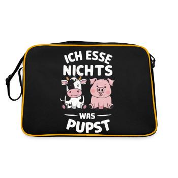 Végétarien Végétalien Bien-être animal Droits des animaux Veggie - Sac Retro - noir/or - Dos
