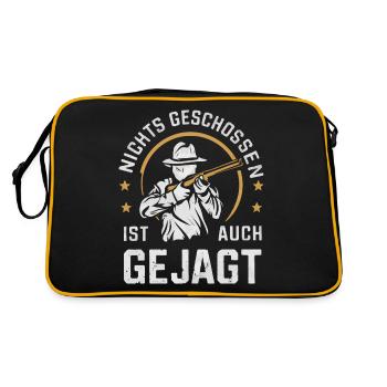 Hunter Hunting Hunting Hunting Clothing - Retro Bag - black/gold - Back