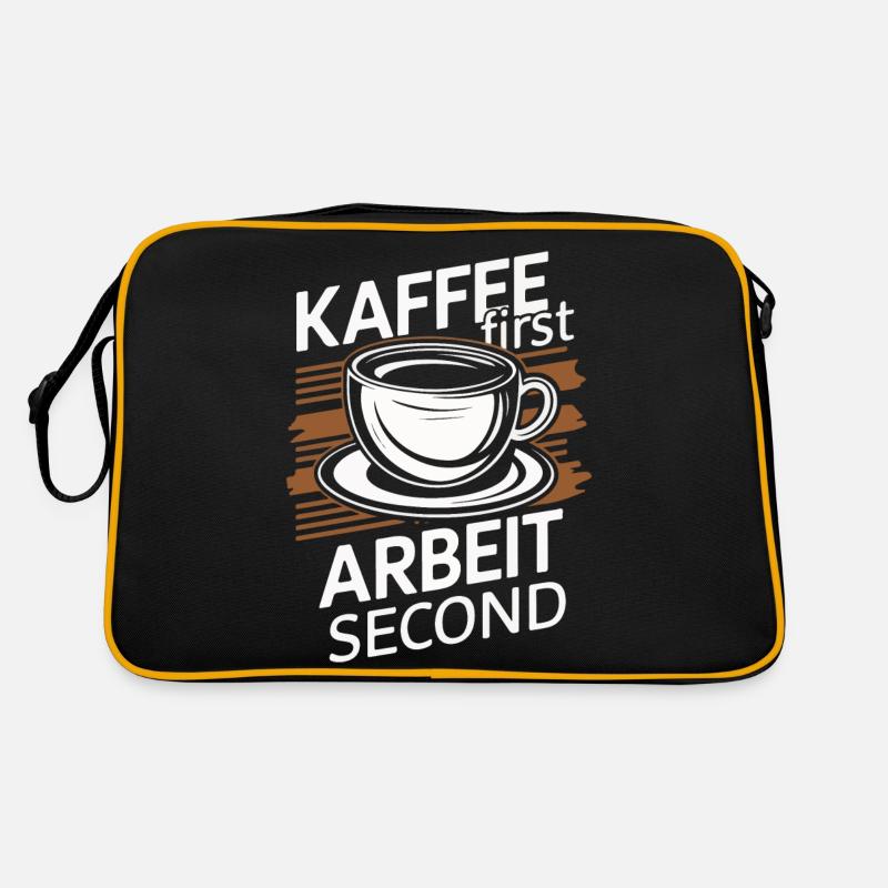 Kaffee Coffee Kaffeetrinker Kaffeeliebhaber Retro Tasche