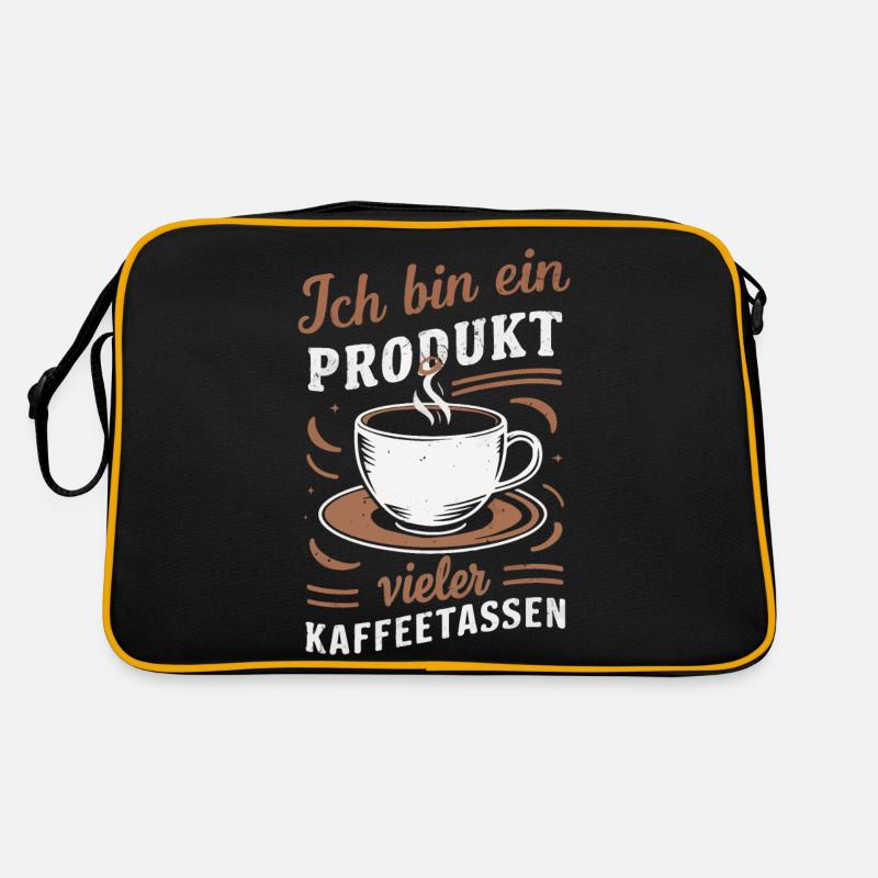 Kaffee Coffee Kaffeetrinker Kaffeeliebhaber Retro Tasche