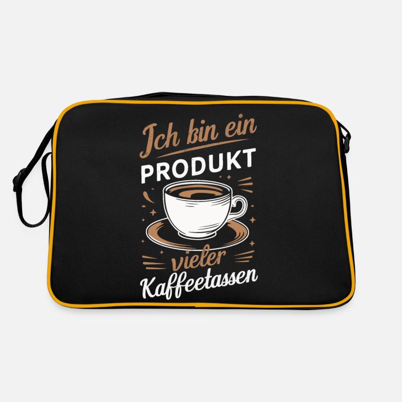 Kaffee Coffee Kaffeetrinker Kaffeeliebhaber Retro Tasche
