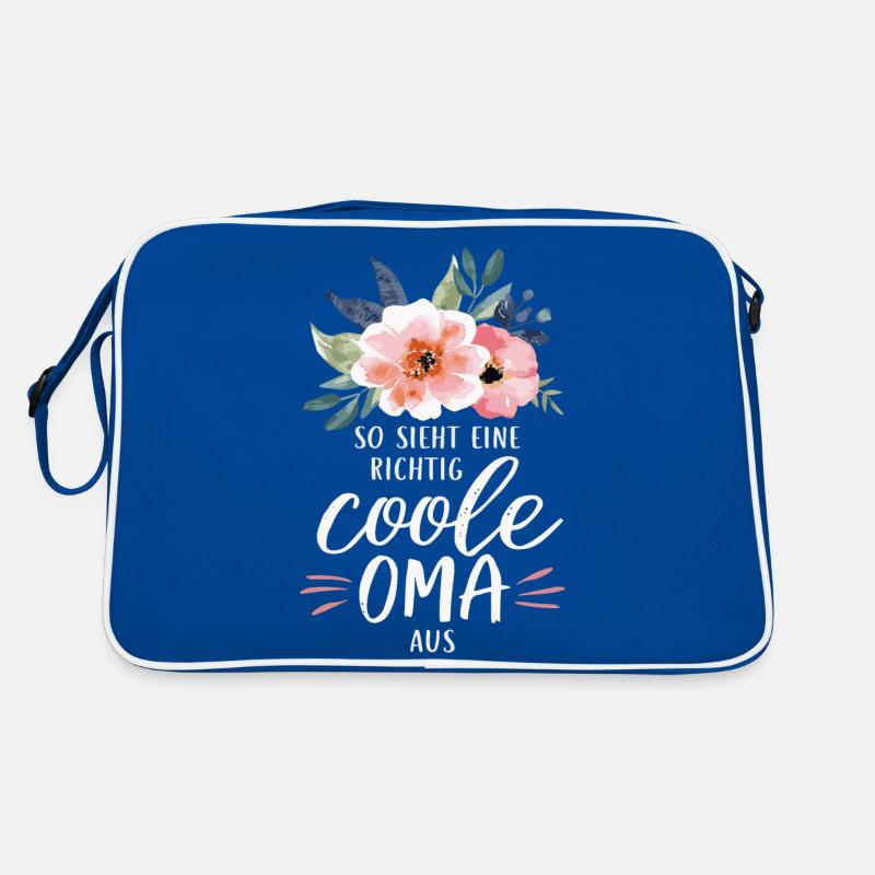 Oma Großmutter Großeltern Muttertag Familie Retro Tasche