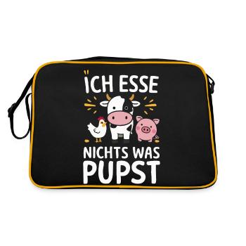 Végétarien Végétalien Bien-être animal Droits des animaux Veggie - Sac Retro - noir/or - Dos