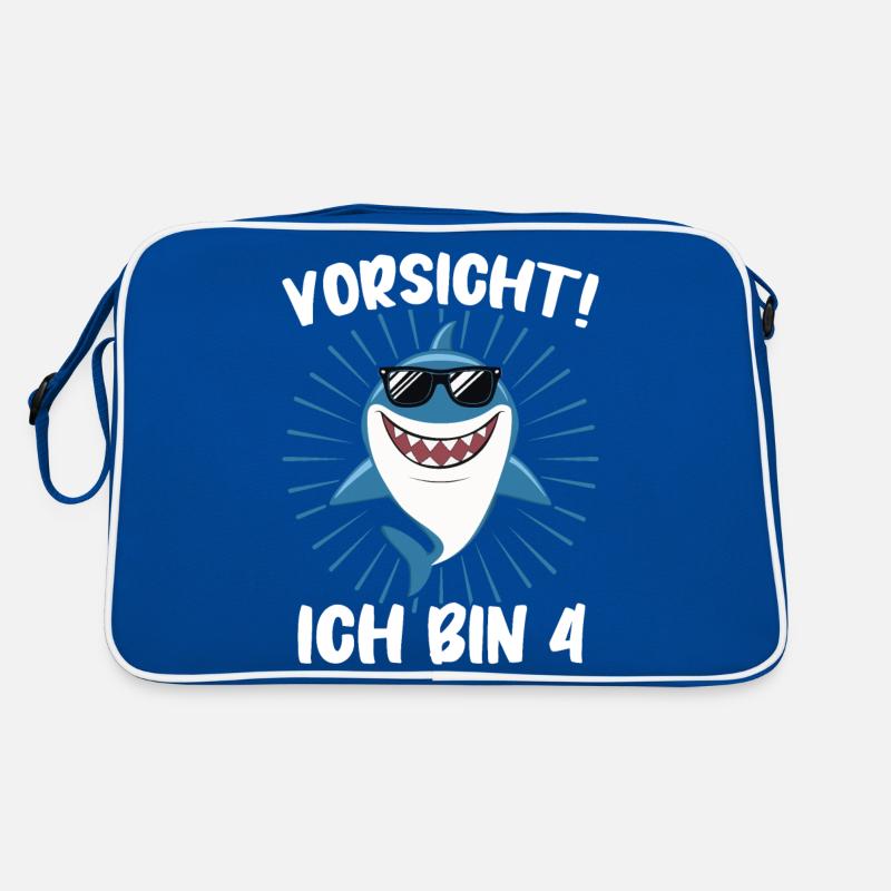 Geburtstagsgeschenk 4 Jahre Kindergeburtstag Retro Tasche