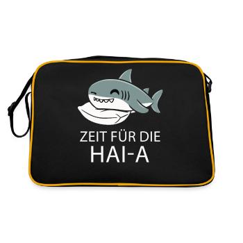 Requin Requin Requins Requin - Sac Retro - noir/or - Dos