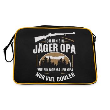 Hunter Hunting Hunting Hunting Clothing - Retro Bag - black/gold - Back