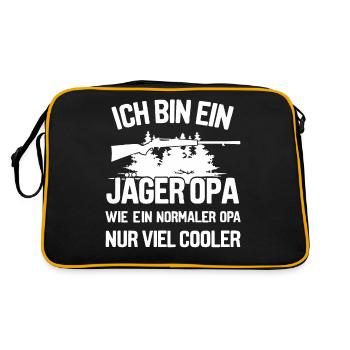 Hunter Hunting Hunting Hunting Clothing - Retro Bag - black/gold - Back