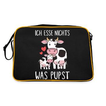 Végétarien Végétalien Bien-être animal Droits des animaux Veggie - Sac Retro - noir/or - Dos