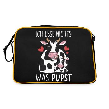 Végétarien Végétalien Bien-être animal Droits des animaux Veggie - Sac Retro - noir/or - Dos