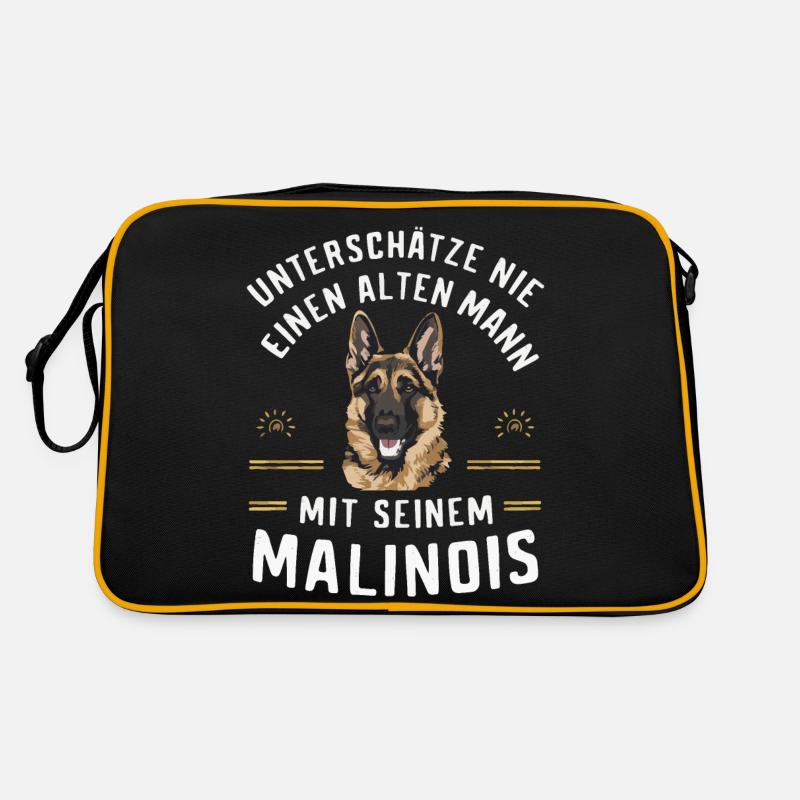 Chien de berger belge malinois Chiens Sac Retro