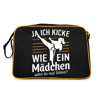 Karaté Arts Martiaux Combattant Karaté - Sac Retro - noir/or - Dos