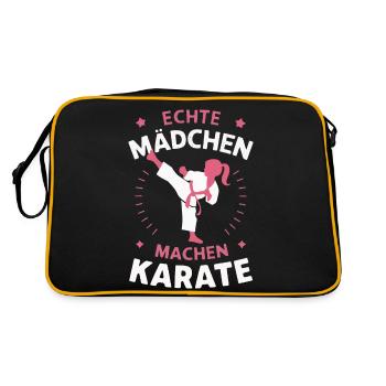 Karaté Arts Martiaux Combattant Karaté - Sac Retro - noir/or - Dos