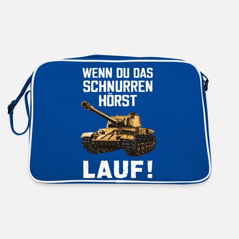 Panzer Kampfpanzer Panzerkampfwagen Panzerfahrer Retro Tasche