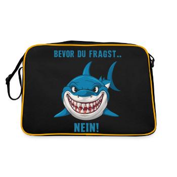Requin Requin Requins Requin - Sac Retro - noir/or - Dos