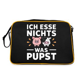 Végétarien Végétalien Bien-être animal Droits des animaux Veggie - Sac Retro - noir/or - Dos