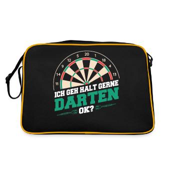 Darts Darts Darts Players Darts - Retro Bag - black/gold - Back