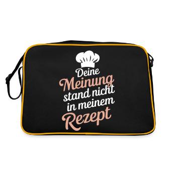 Chef Chef - Sac Retro - noir/or - Dos