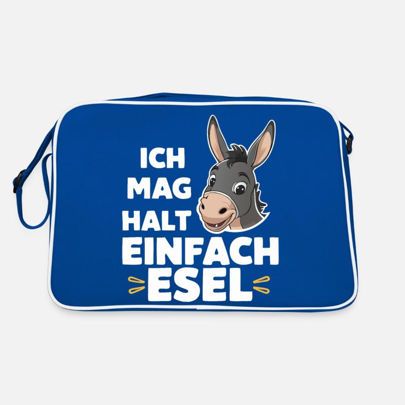 Âne âne mulet Muli Sac Retro