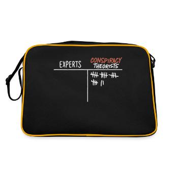 Théoricien du complot Théorie du complot - Sac Retro - noir/or - Dos