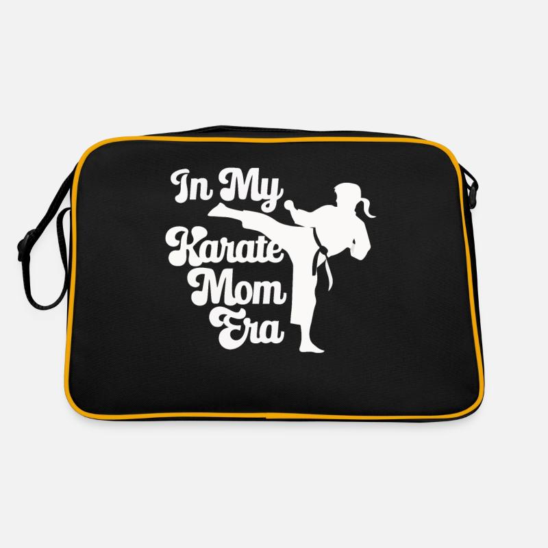 Karate Karatekämpfer Kampfkunst Retro Tasche