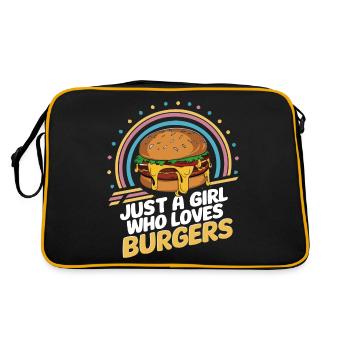 Burger Restauration rapide Hamburger Cheesburger Burgers - Sac Retro - noir/or - Dos