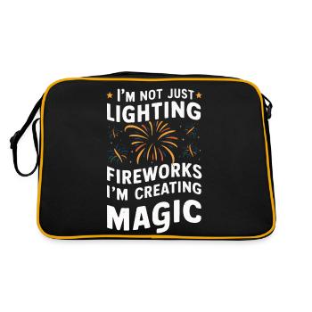 Pyrotechnics Fireworks Pyrotechnics - Retro Bag - black/gold - Back