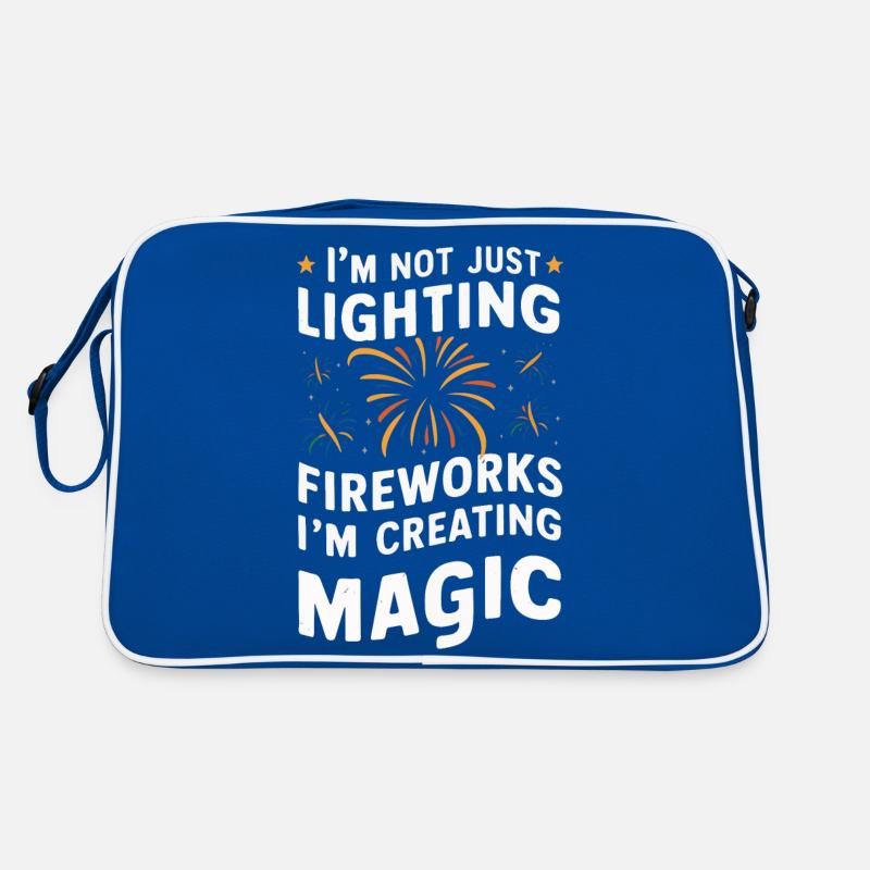 Pyrotechnics Fireworks Pyrotechnics Retro Bag