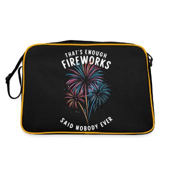 Pyrotechnics Fireworks Pyrotechnics - Retro Bag - black/gold - Back